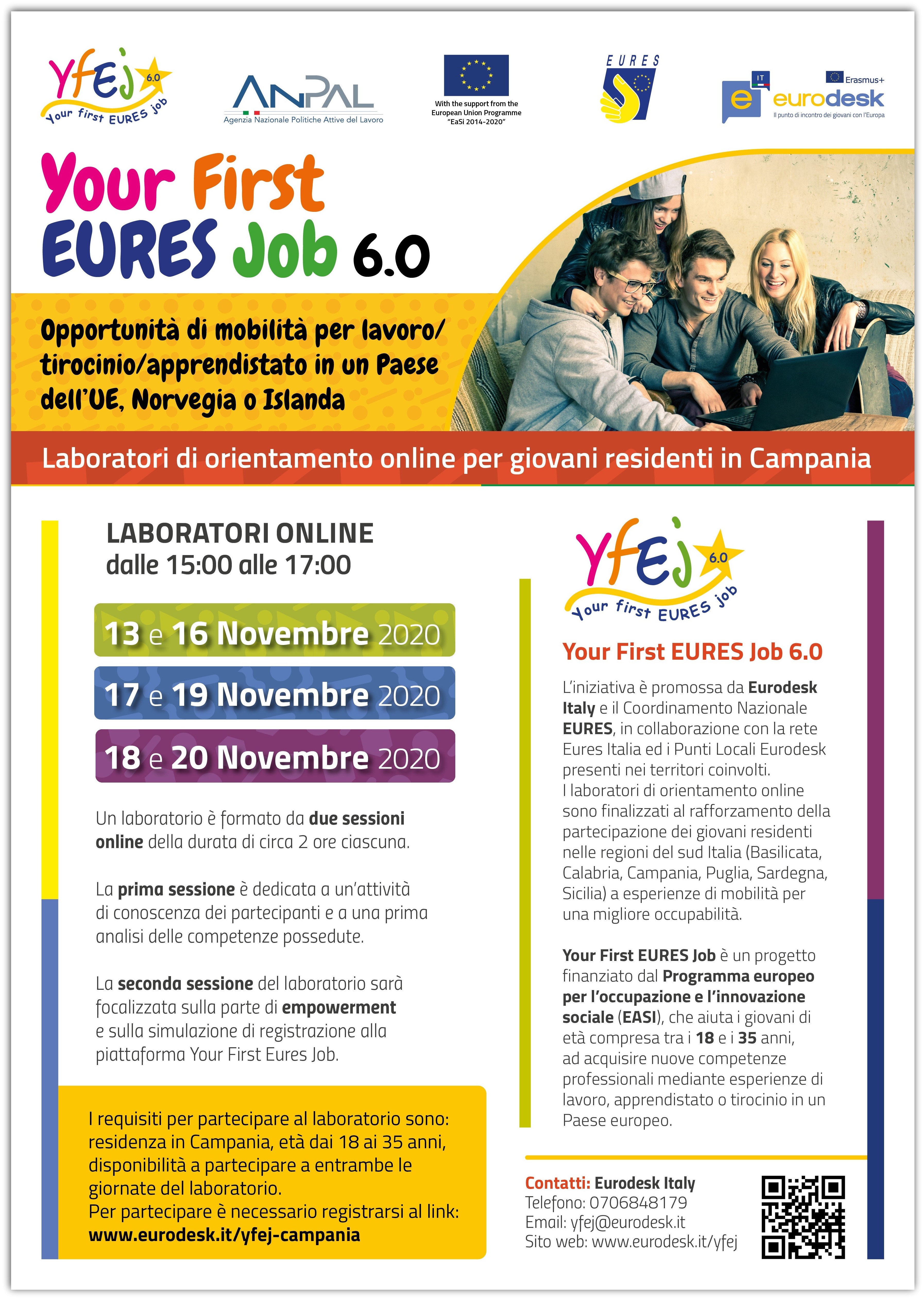 Locandina Your First EURES Job 6 A31 Nov.2020 nuovo1